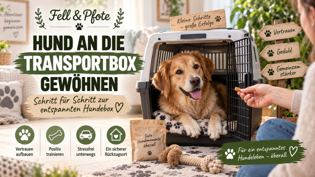 HUND AN DIE TRANSPORTBOX GEWÖHNEN Schritt für Schritt zur entspannten Hundebox
