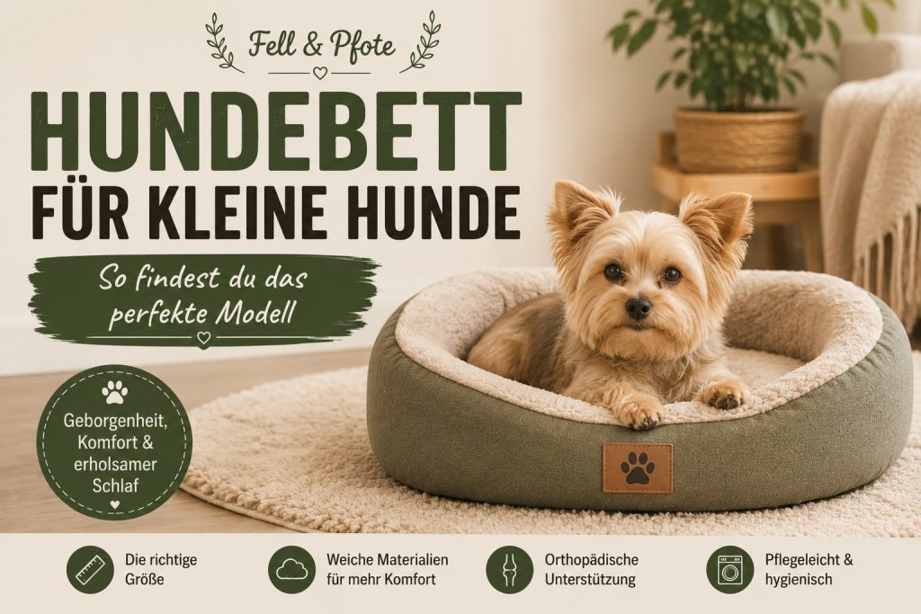 Hundebett für kleine Hunde – worauf kommt es an?
