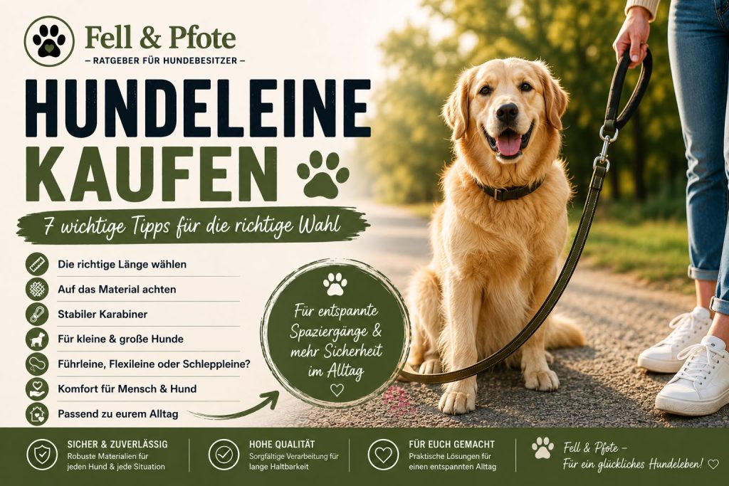 Hundeleine kaufen – 7 wichtige Tipps für die richtige Wahl