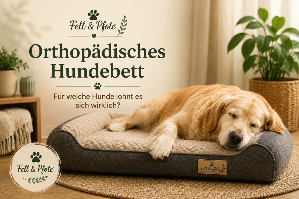 Orthopädisches Hundebett für komfortablen Schlaf